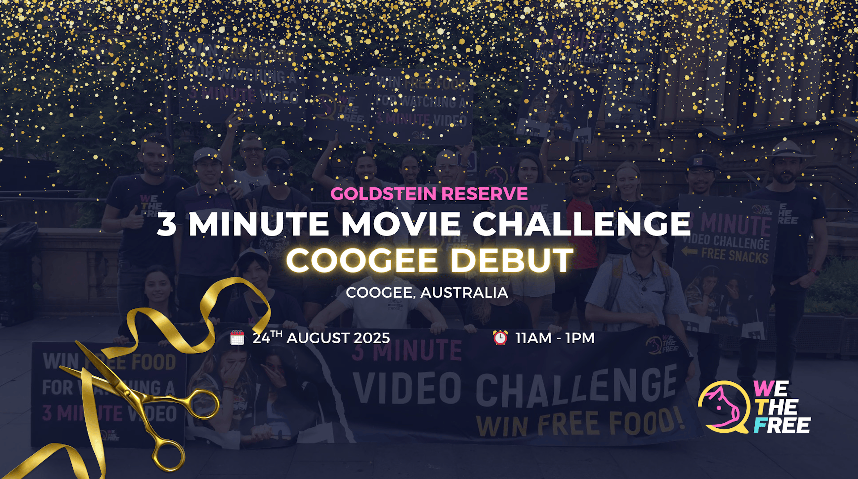 🌊 We The Free - 3 Minute Movie Challenge Vegan Outreach - Coogee Debut