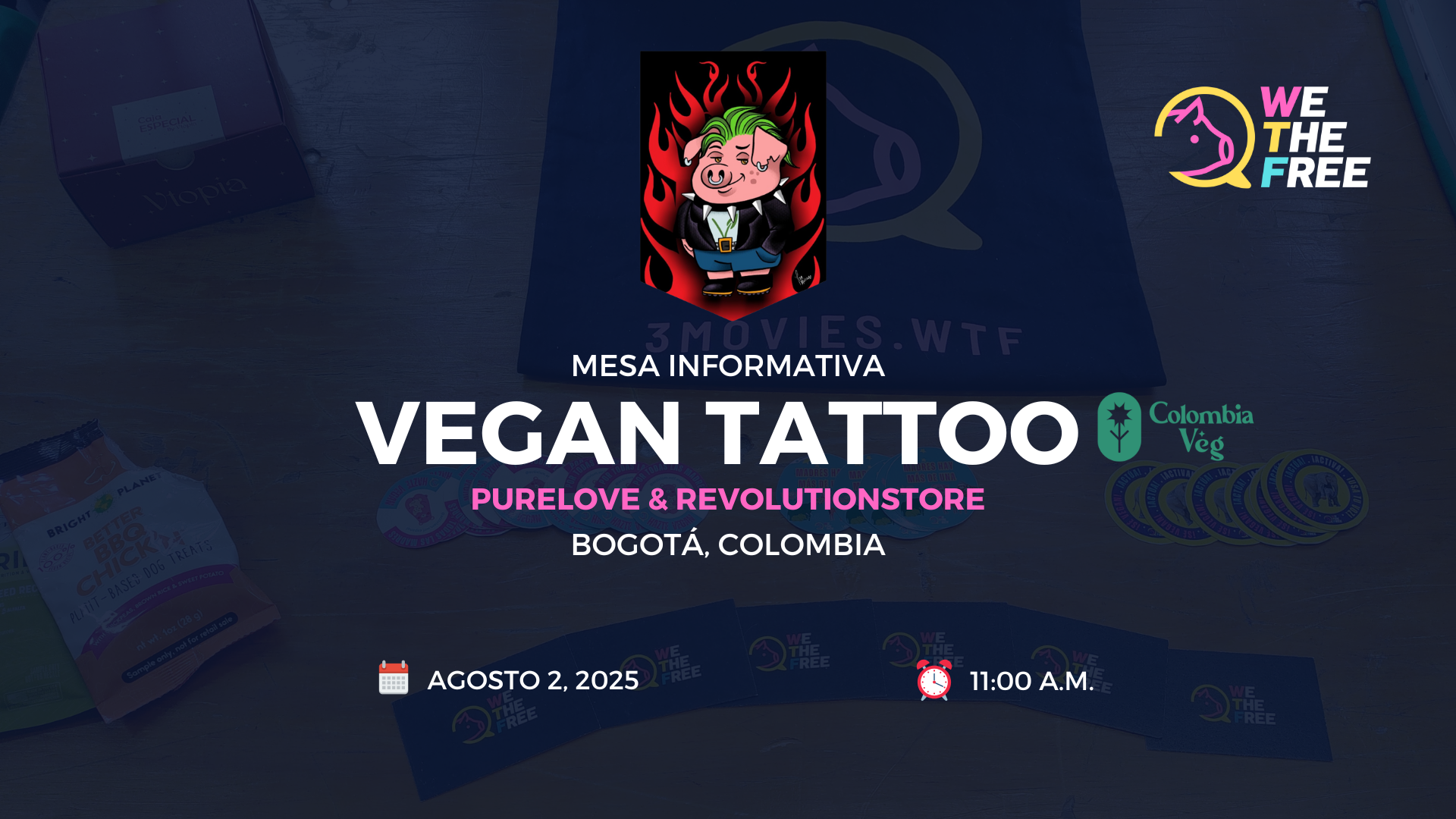 Vegan Tattoo – Bogotá, Colombia – 2 Agosto 2025