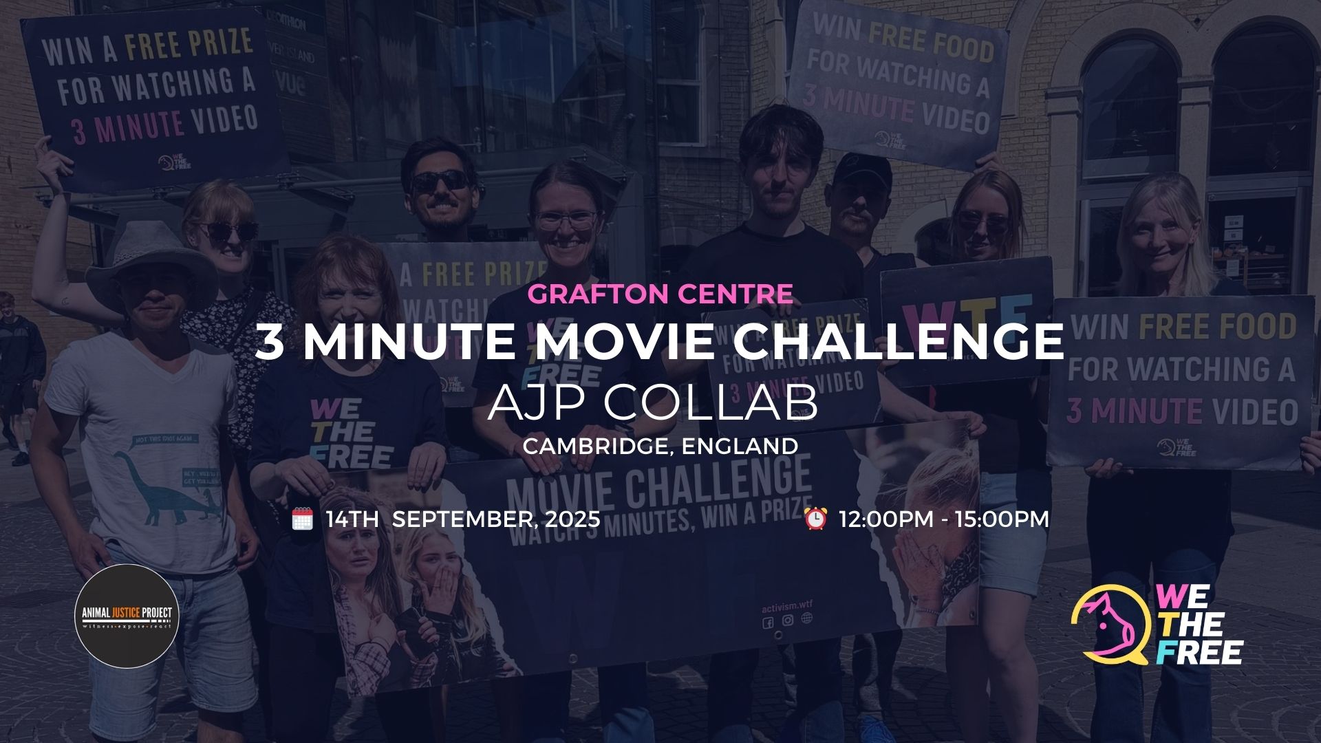 WTF 3MMC Animal Justice Collab: Cambridge, England – 14 September 2025