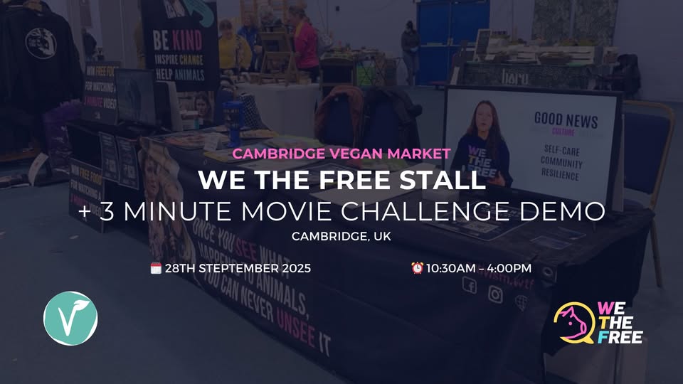 WTF Promotional Stall: Cambridge, England – 28 September 2025