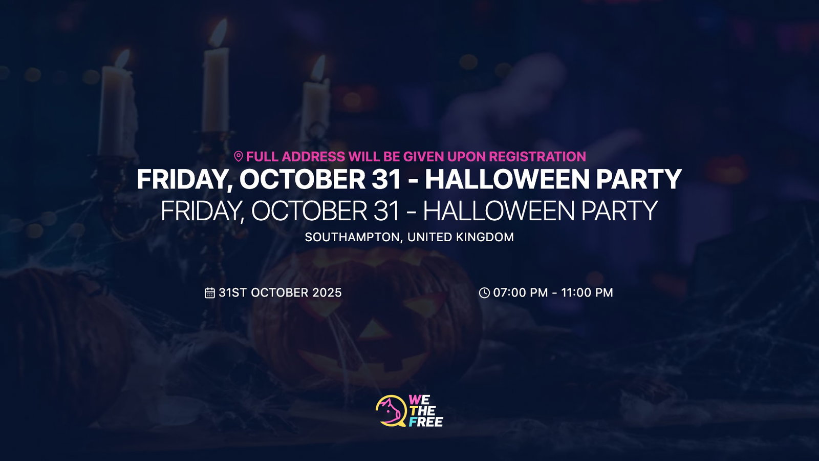 Friday, October 31 - Halloween Party
