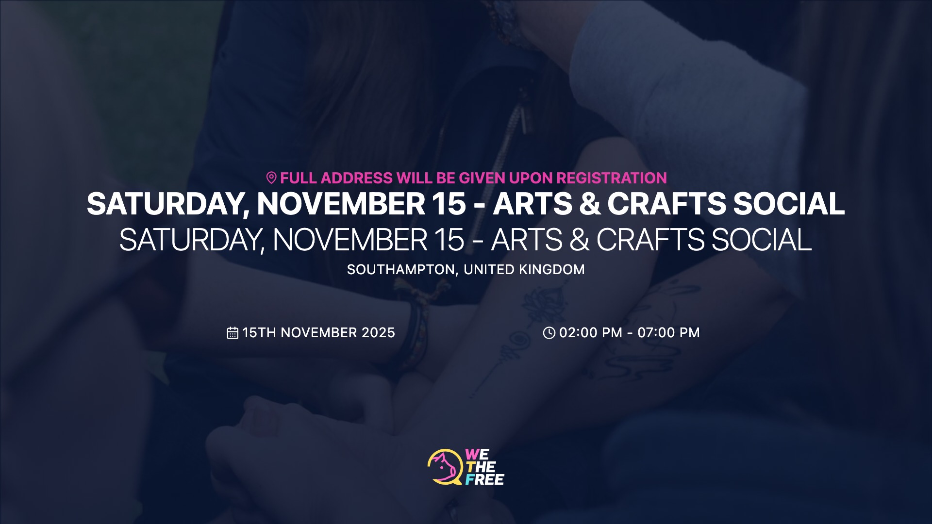 Saturday, November 15 - Arts & Crafts Social