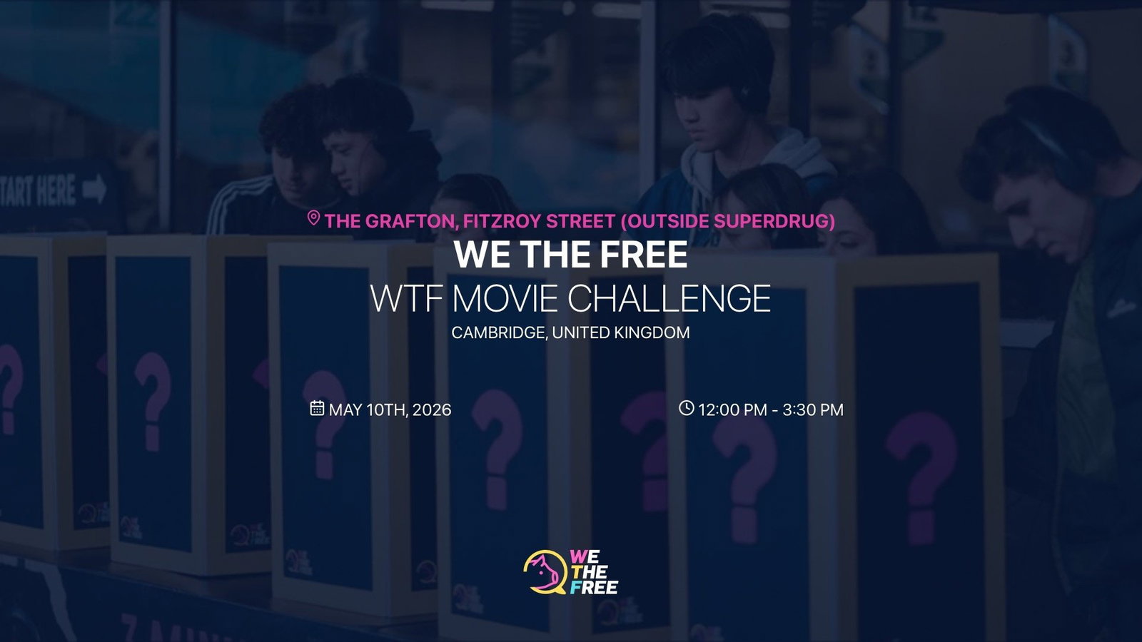 WTF: Cambridge, UK - WTF Movie Challenge, May 10th, 2026