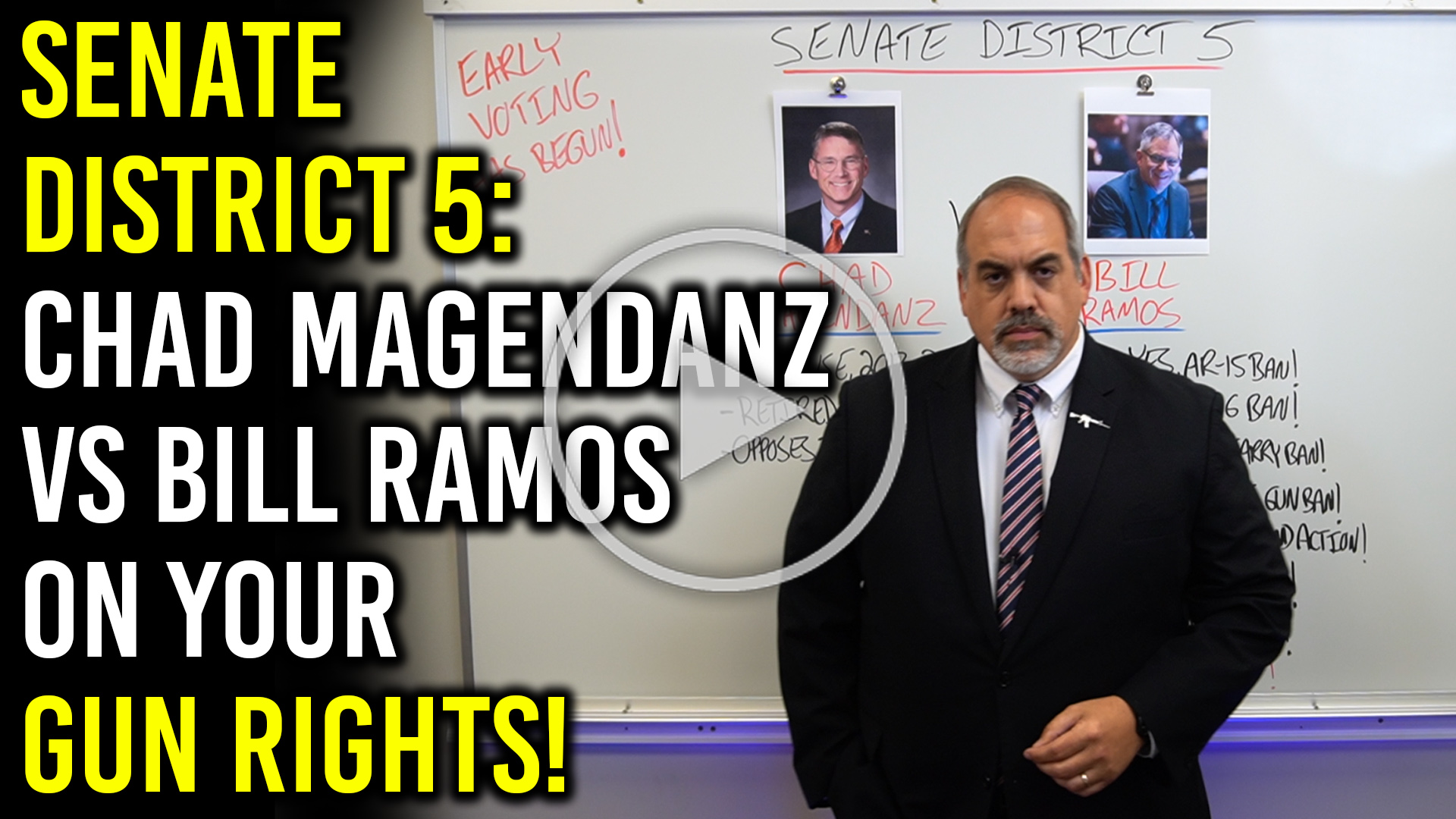 Rep. Bill Ramos: Bitter Hatred Against Gun Owners!