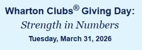 Wharton Clubs Giving Day