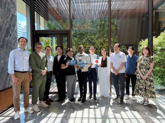 ボツワナ副大統領（WG99）を囲むお茶会