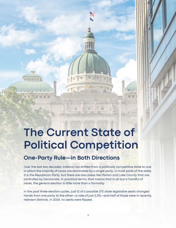 Report on Competitive Elections: Independent Indiana