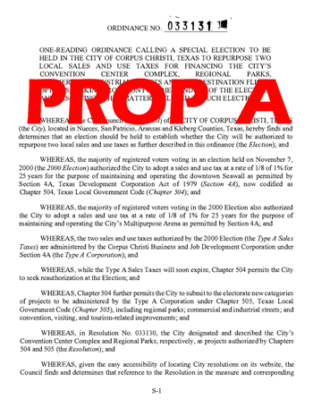 Click here to read the full text of Ordinance 033131 PROP_A.png