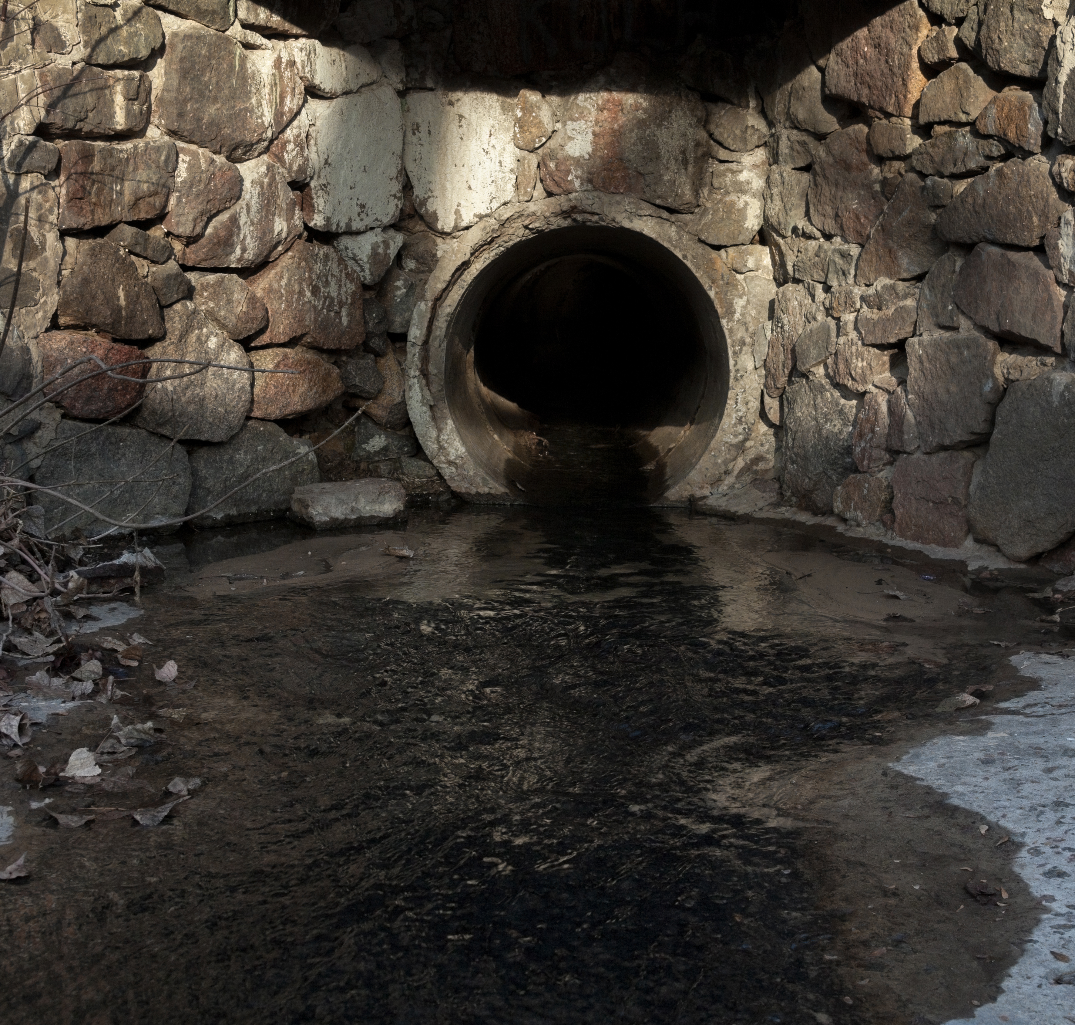 sewer outflow