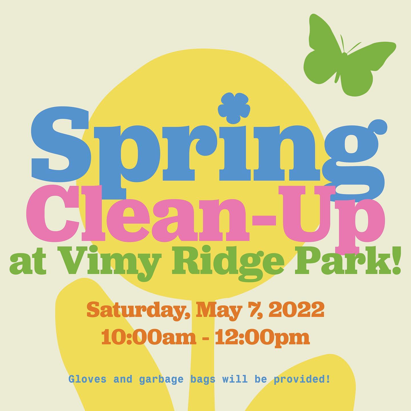 Spring Clean Up at Vimy Ridge 