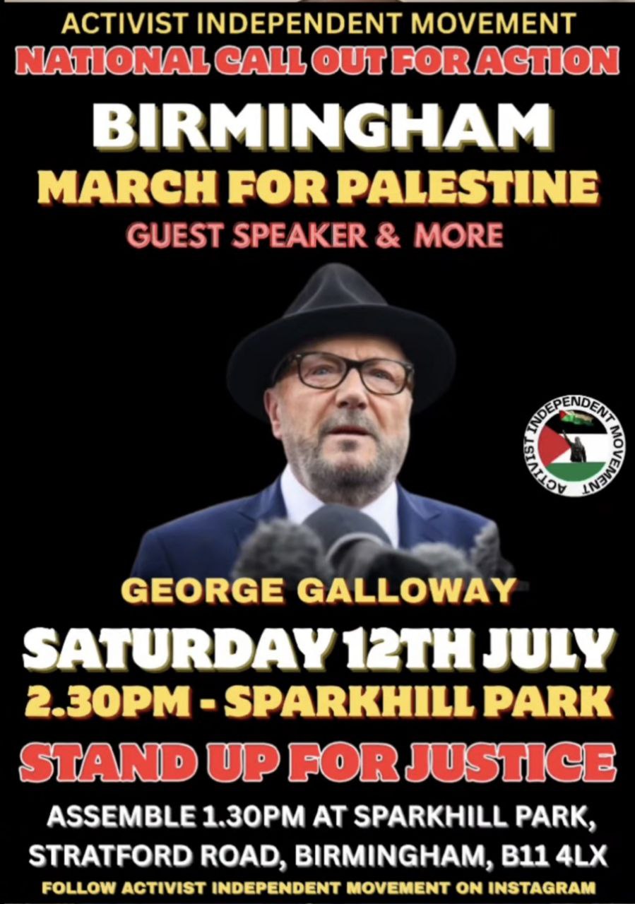 George Galloway in Birmingham