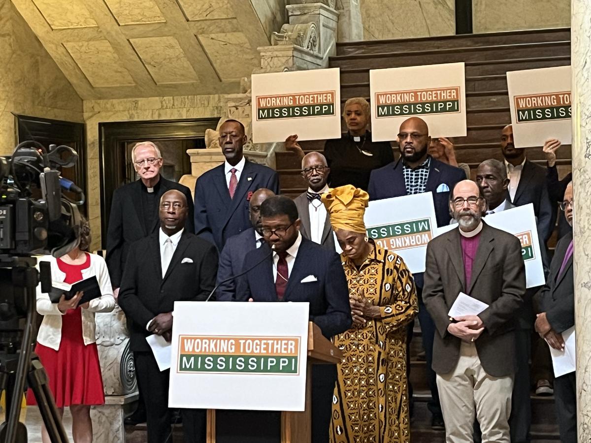 Community members at a Working Together Mississippi gathering