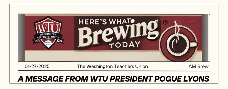 Here's What's Brewing Today Banner