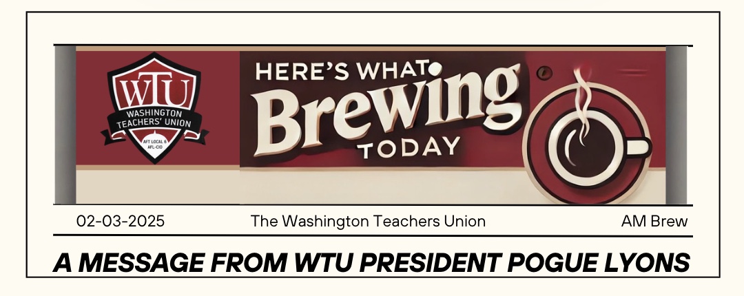 Here's What's Brewing Today Banner