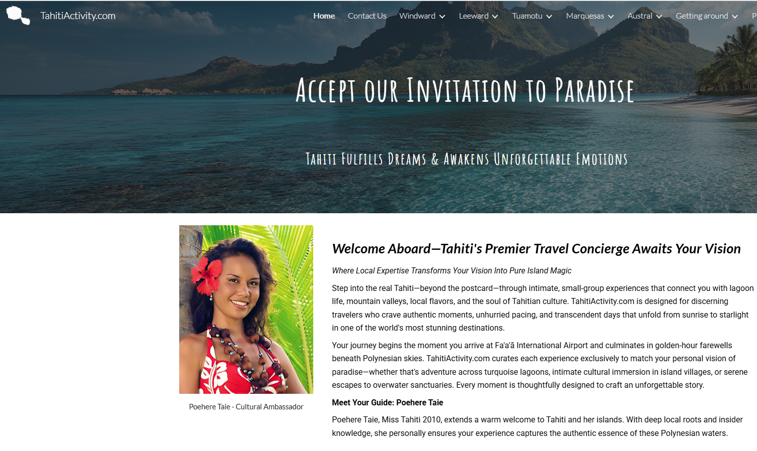 Tahiti Activity
