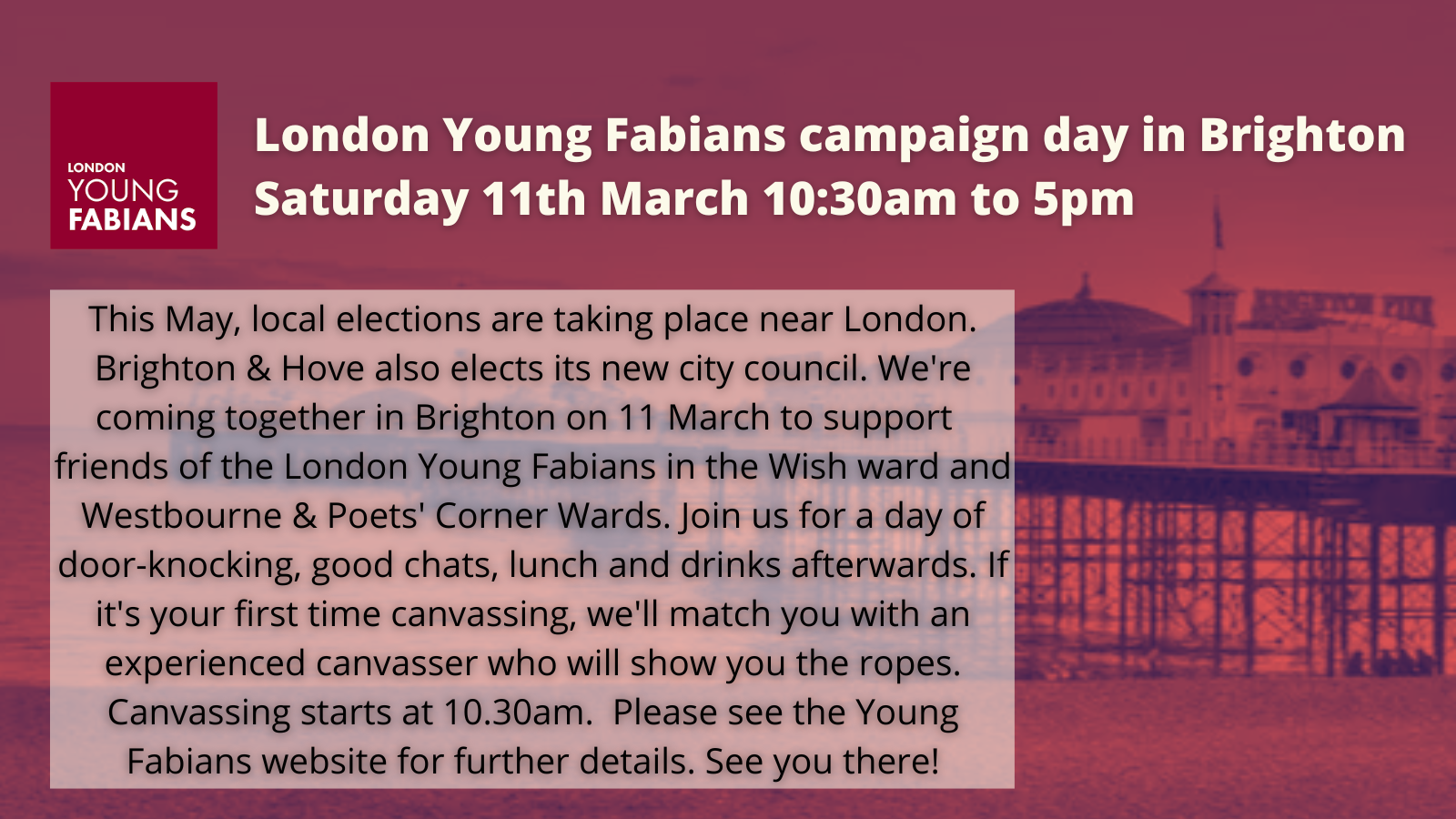 London Young Fabians campaign day in Brighton - Young Fabians