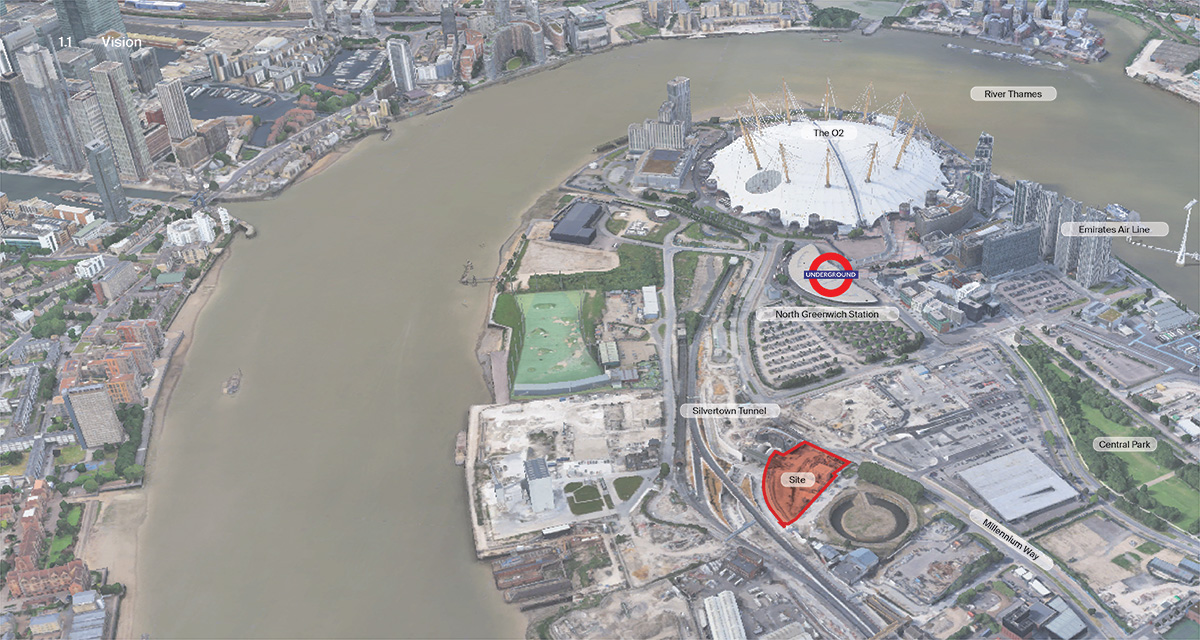 Map of the site