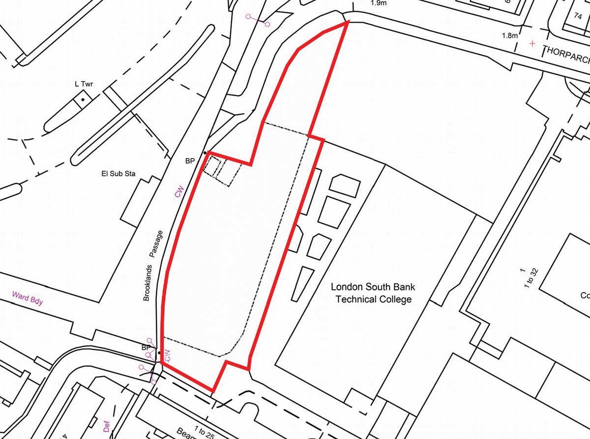 Map of site