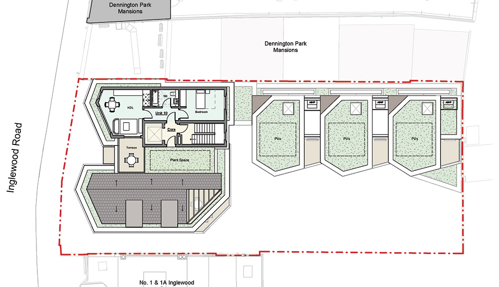 Fourth floor plan