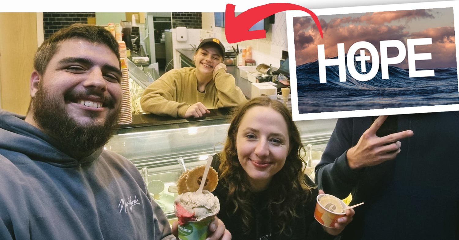 How a Hope Card in an ice cream shop sparked a new journey with Jesus